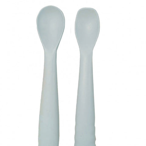 Set siliconen lepels - Grey
