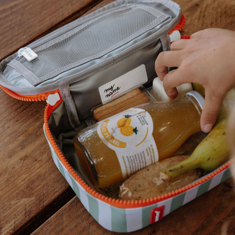 koeltas Hello hossy - Green Stripes