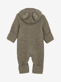 Baby jumpsuit Huttelihut - Merino wool Savannah Melange