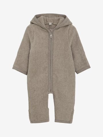 Baby jumpsuit cotton fleece - Savannah melange