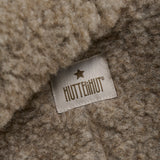 Baby jumpsuit Huttelihut - Wool Teddy Camel Melange