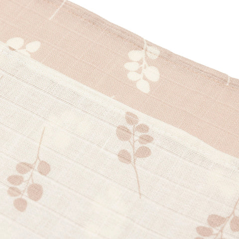 Tetradoek Jollein - Twig wild rose 115x115cm (set van 2)