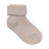 baby sokjes B4K - rib Light Taupe (set van 3)