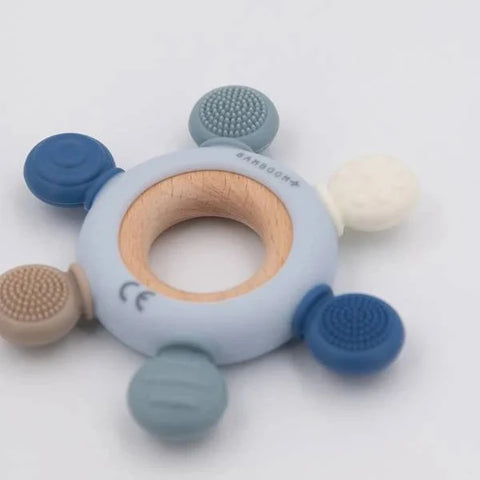 bijtspeeltje Bamboom - Blue