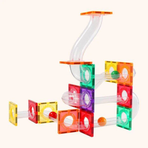 Open Ended Magnetische tegels Coblo - knikkerbaan (35 stukken)