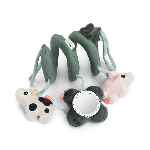 Activity toy Done by deer - spiral Tiny Farm Green