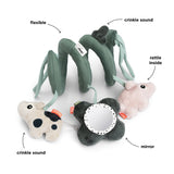 Activity toy Done by deer - spiral Tiny Farm Green