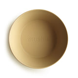 Bowl (set-van-2) round Mushie - Mustard
