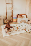 2-in-1 puzzelmat en opbergbox Play & Go - EEVAA Farm (120x180cm)