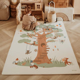 2-in-1 puzzelmat en opbergbox Play & Go - EEVAA Treehouse (120x180cm)
