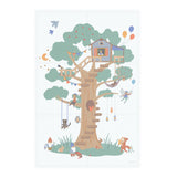 2-in-1 puzzelmat en opbergbox Play & Go - EEVAA Treehouse (120x180cm)