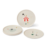 Platte borden Liewood - Remco Circus (set van 6)