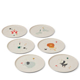 Platte borden Liewood - Remco Circus (set van 6)