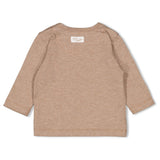 T-shirt Feetje - Brown Melange Cosy Cuddles