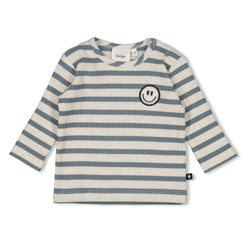 T-shirt Feetje - Let's go rib t-shirt