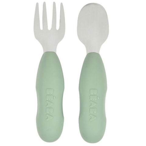 Bestekset Béaba - sage green