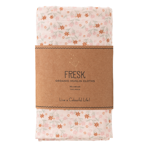 tetradoek Fresk - Garden flowers 60x70cm (set van 2)