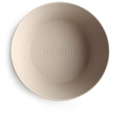 Bowl (set-van-2) round Mushie - Vanilla