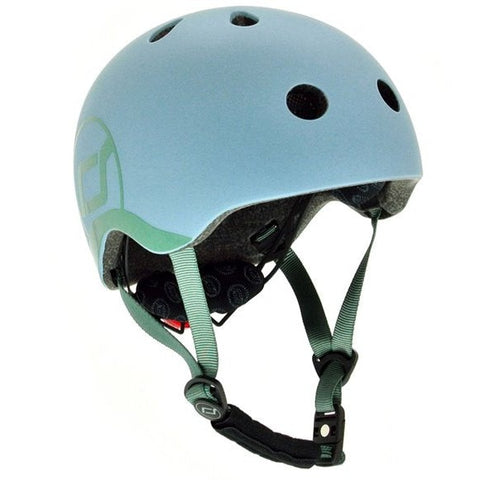 Helm Scoot & ride - steel XS (1-3 jaar)