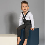 footless maillot Silly Silas - dark grey