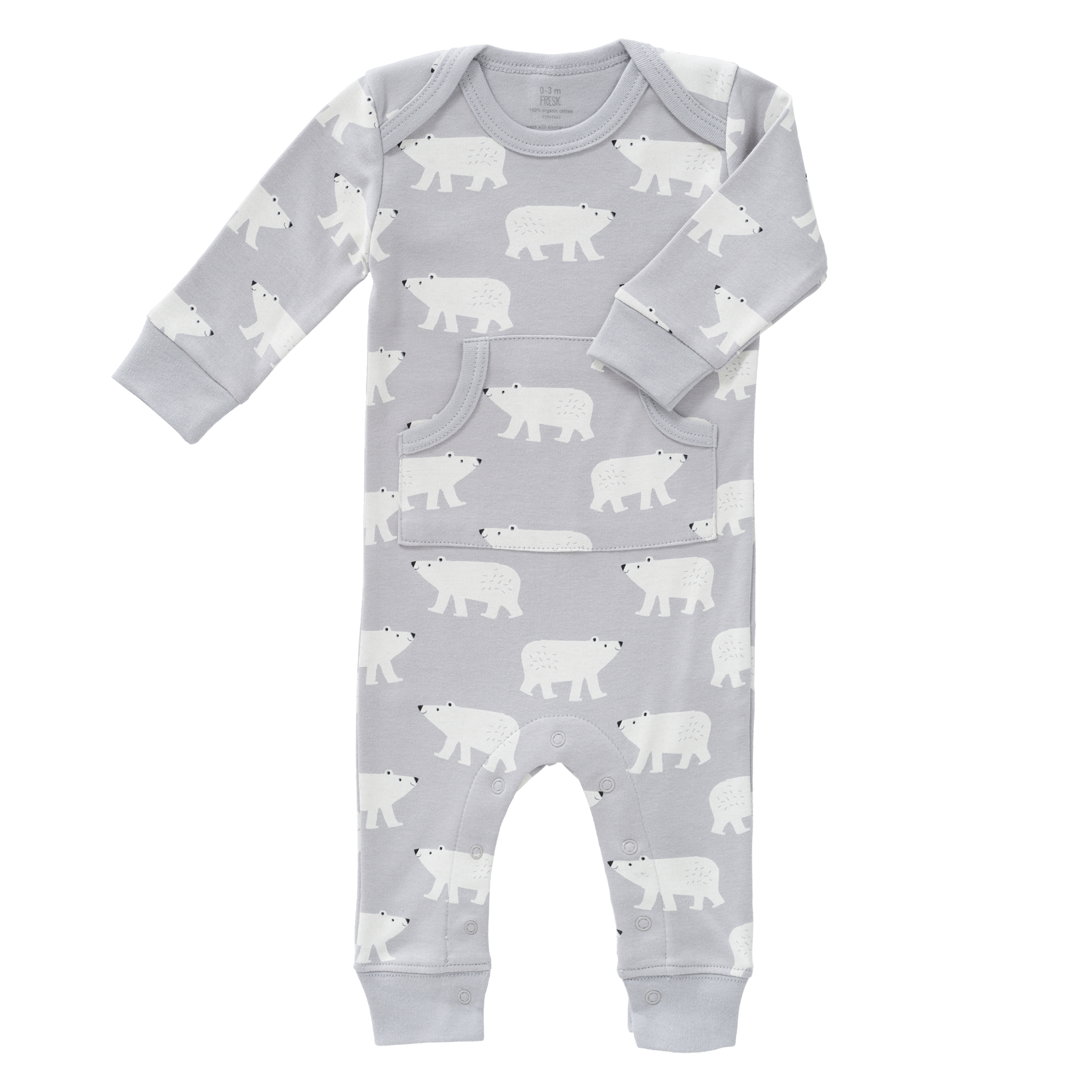 onesie Fresk - pyjama zonder voet polar bear