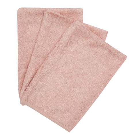 Washandjes (set van 3) Timboo - misty rose