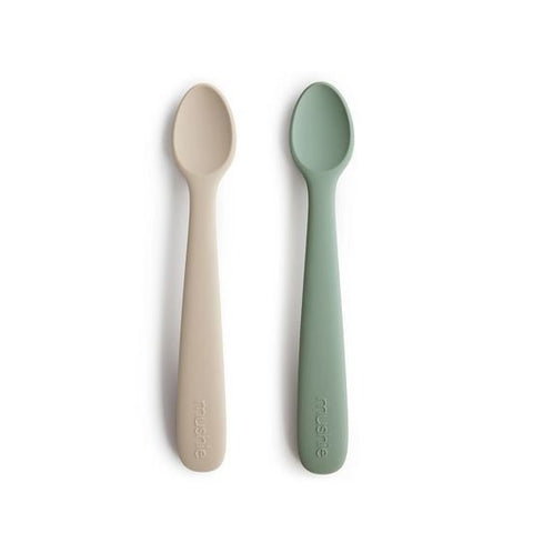 Set siliconen lepels - cambridge blue | shifting sand