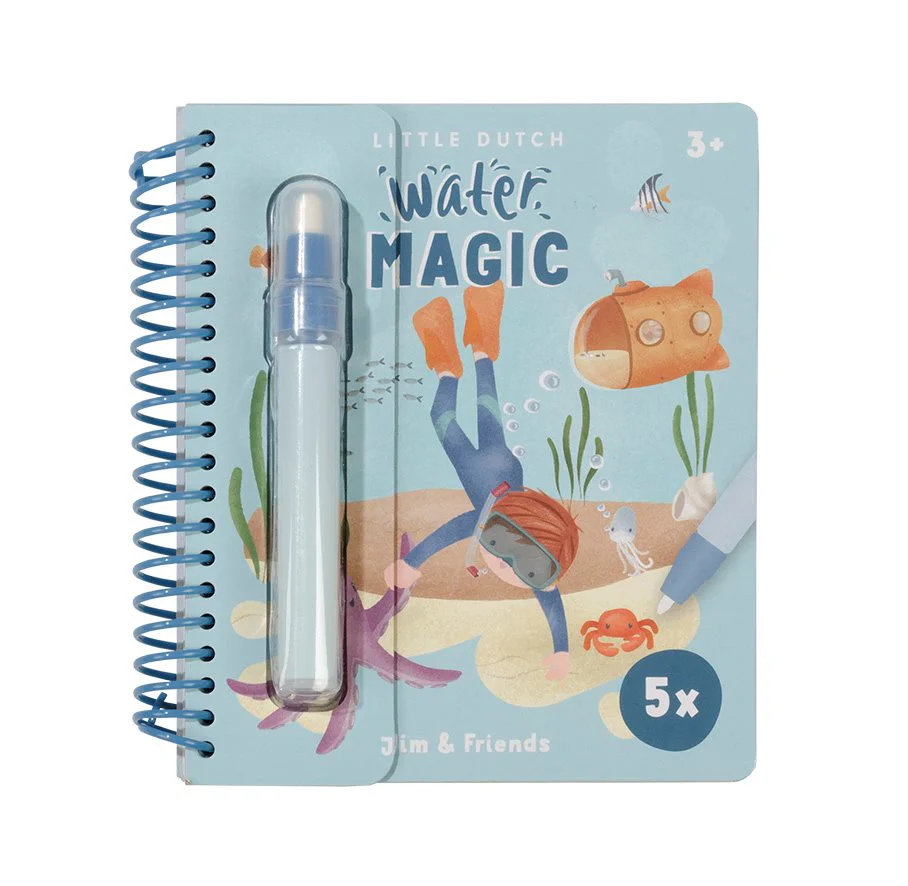 Waterkleurboek Little Dutch - Jim & friends