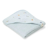 Badcape Little dutch - Embroided Blue