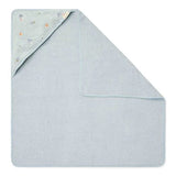 Badcape Little dutch - Embroided Blue
