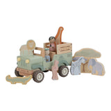 Houten auto Little dutch - Safari Jeep met dieren