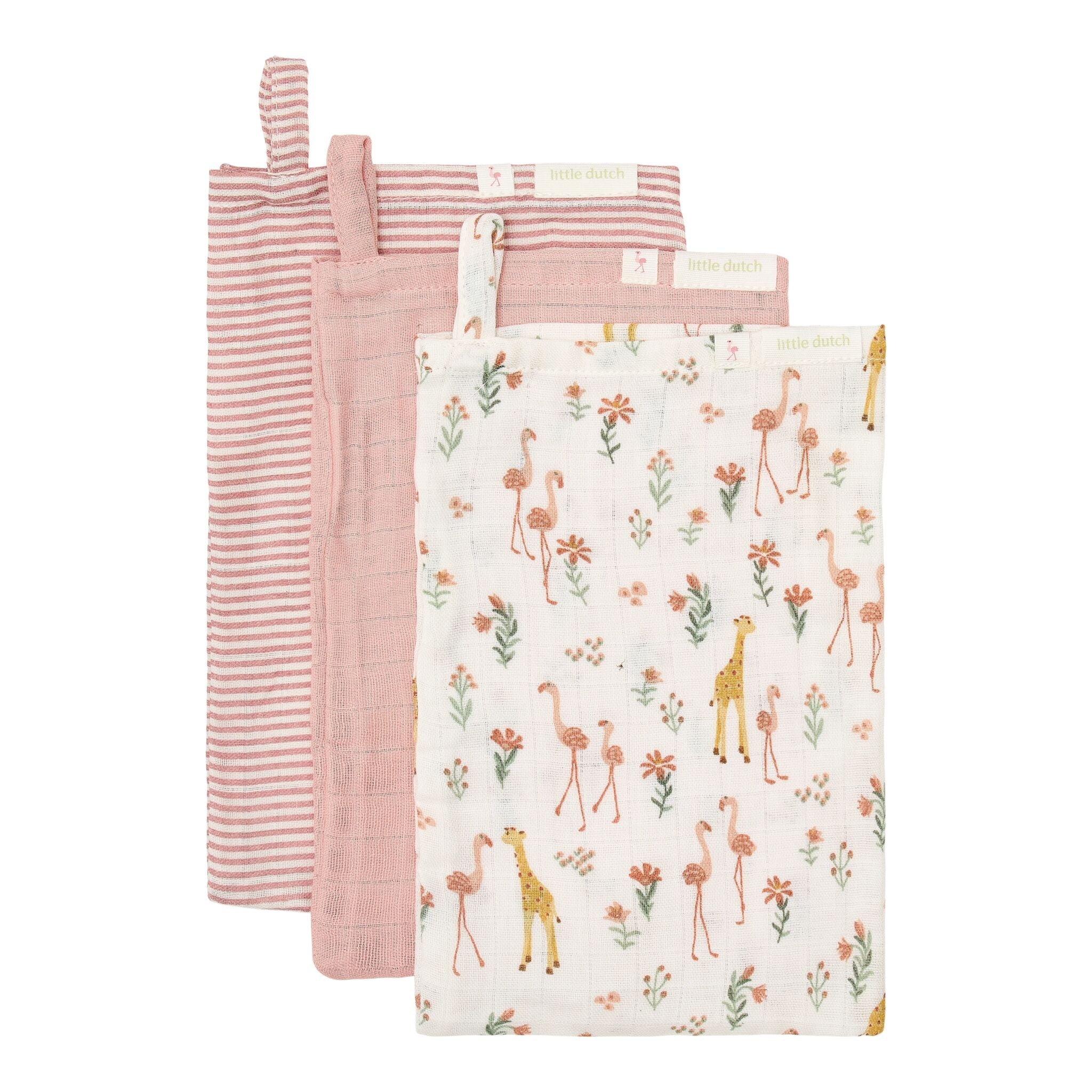 Washandjes Little dutch - Blooming safari