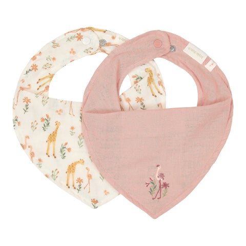 Zeverslabbetje Little Dutch - Blooming safari set van 2