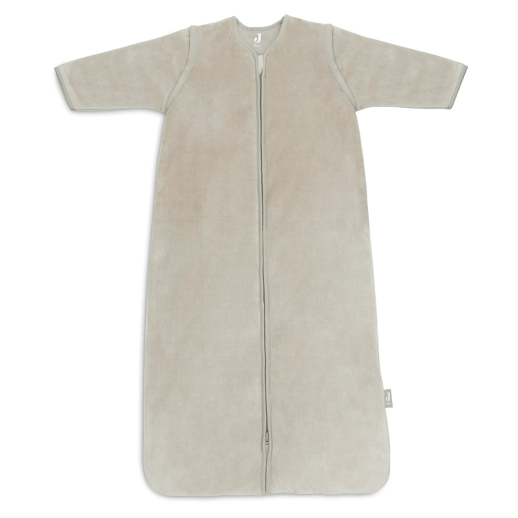 Slaapzak met afritsbare mouw Jollein - Velvet olive green | 90 cm