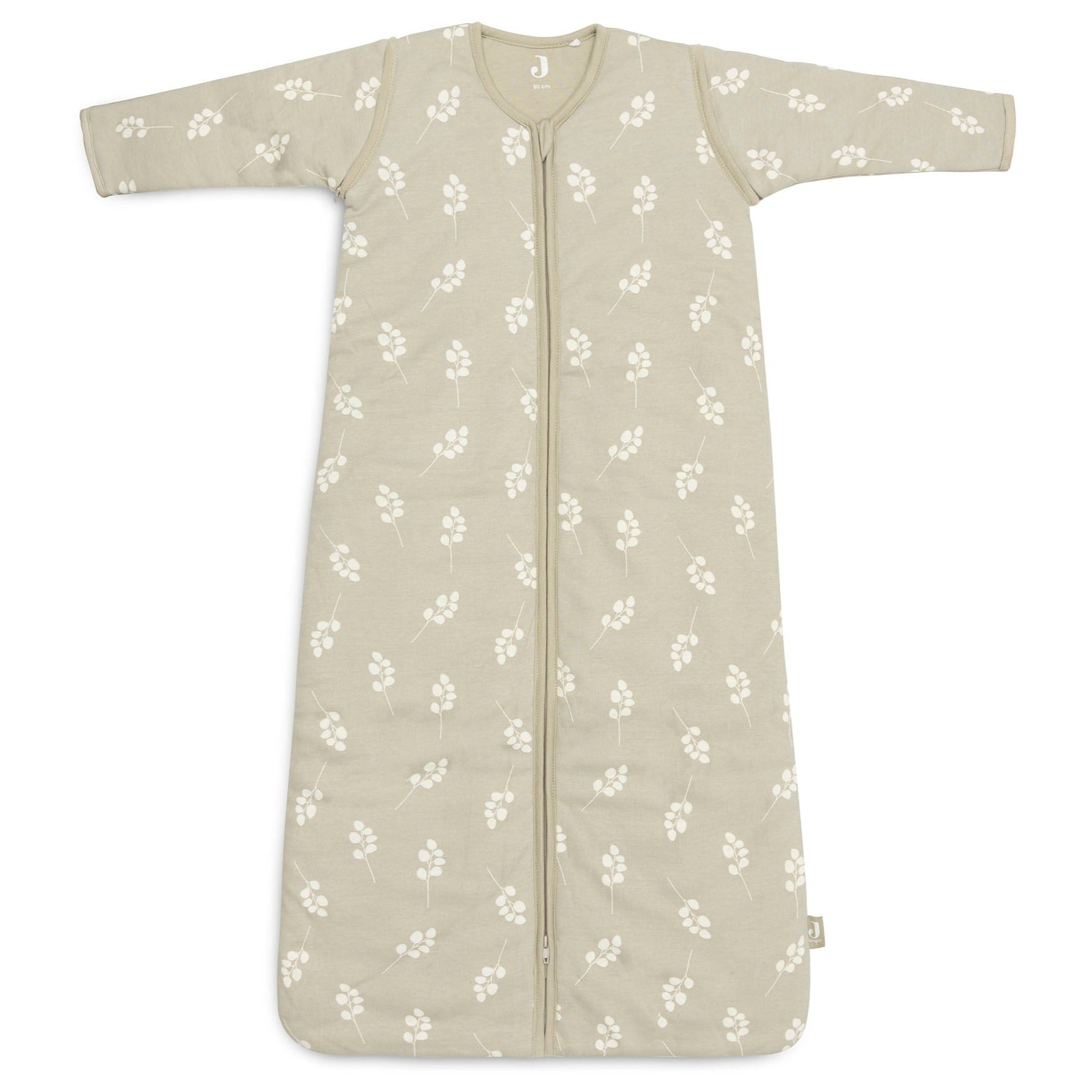 Slaapzak met afritsbare mouw Jollein - Twig olive green | 90cm