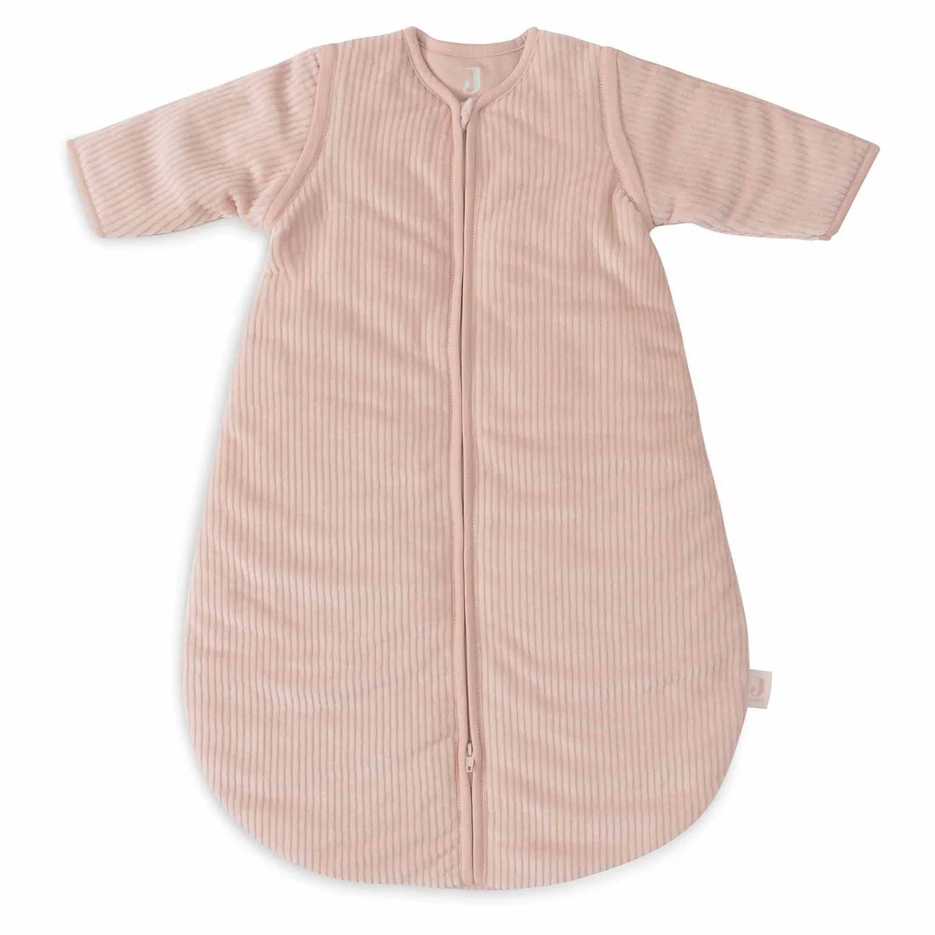 Slaapzak met afritsbare mouw Jollein - Rib wild rose | 90cm