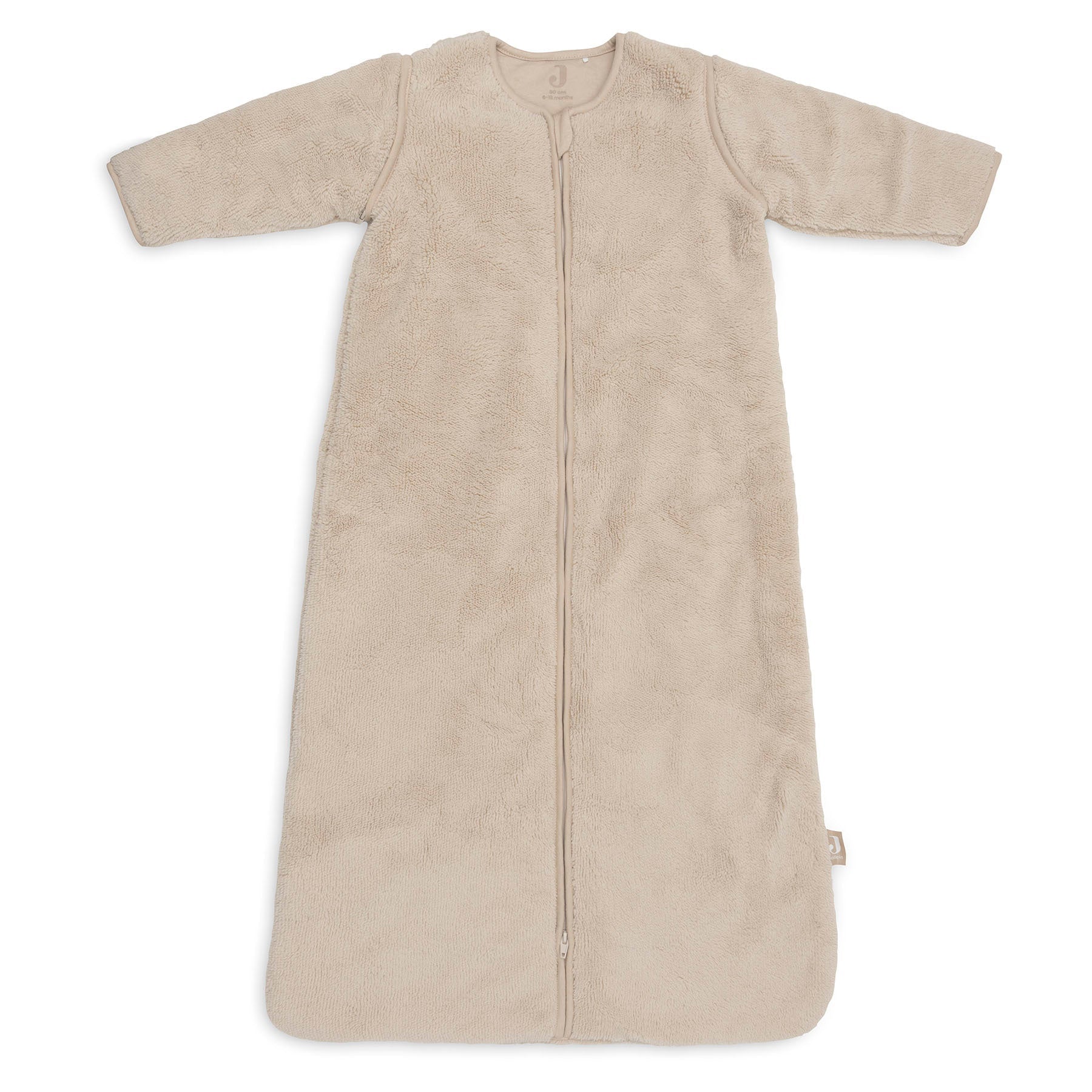 Slaapzak met afritsbare mouw Jollein - Fluffy sand 60cm