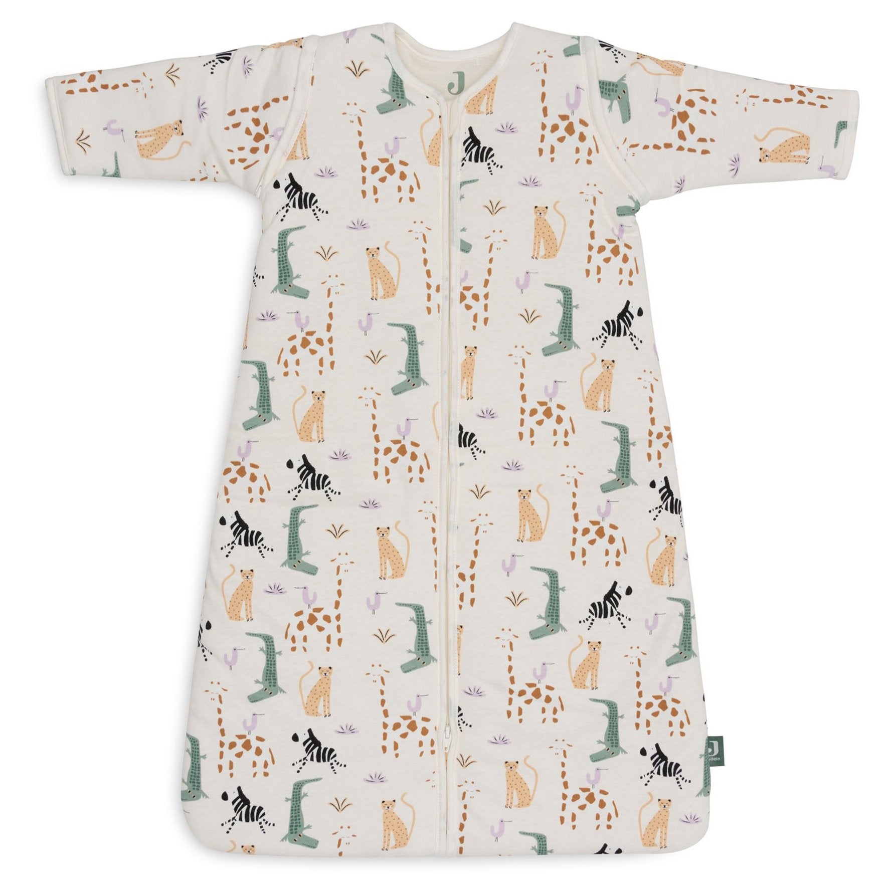 Slaapzak met afritsbare mouw Jollein - Jungle Jambo | 70 cm