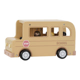 Schoolbus met poppetjes Little Dutch