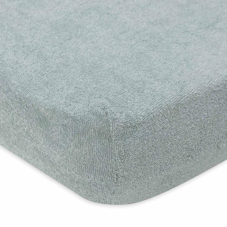 Waskussenhoes Jollein - badstof sea green