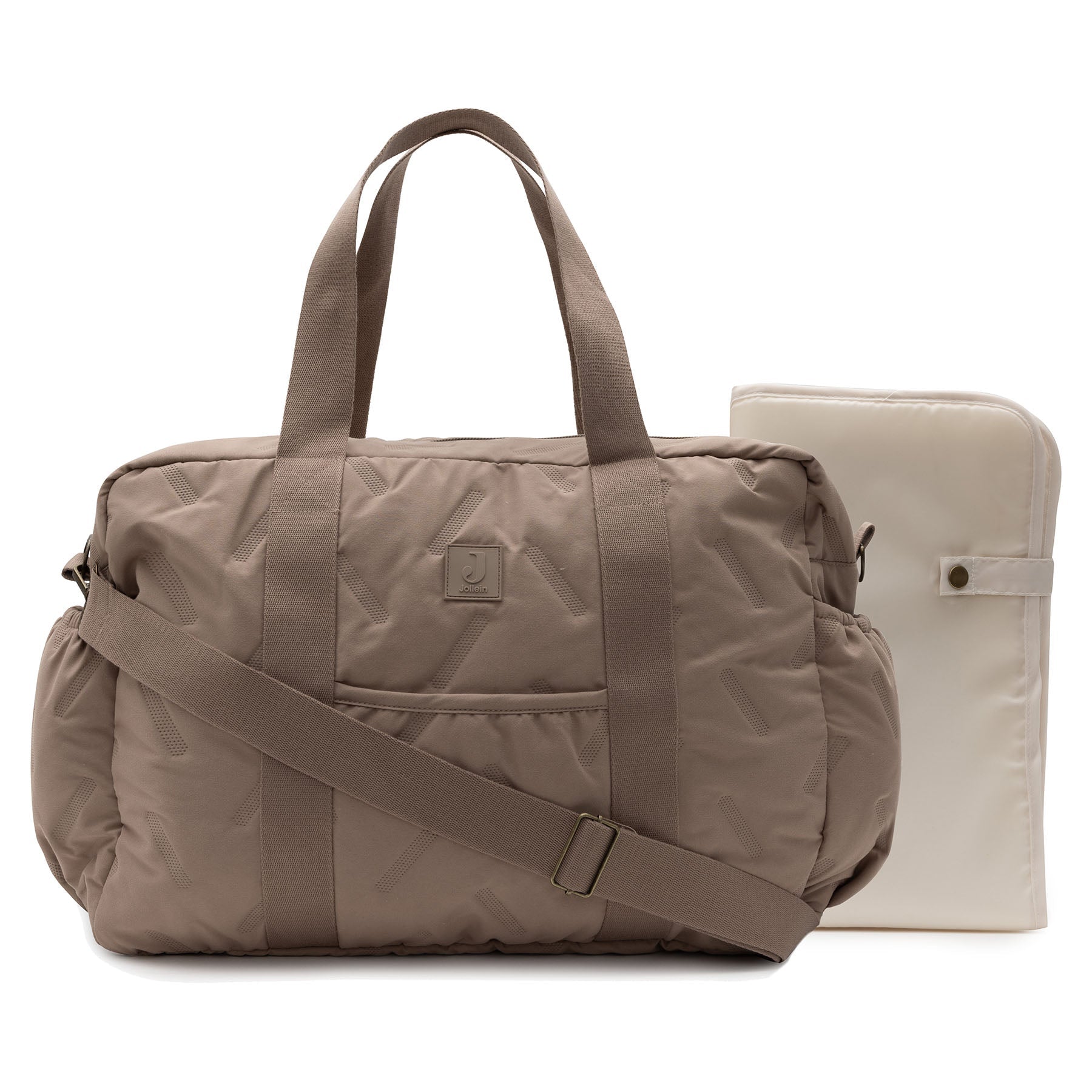 Luiertas Jollein - Embossed Lily Milky Coffee