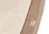 zeverslabbetjes Jollein set van 2 - Sand/Milky Coffee