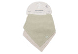 zeverslabbetjes Jollein set van 2 - Soft Matcha/Sand
