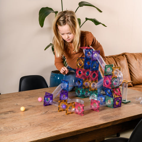 Open Ended Magnetische tegels Coblo - knikkerbaan classic (100 stukken)