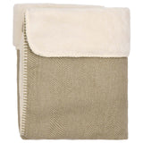 Wiegdekentje Koeka - Teddy Montreal Moss 75x100cm