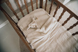 Wiegdekentje Koeka - Teddy Faro warm white (75x100cm)