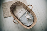 wieglaken + hoeslaken Koeka - Ruffle Faro warm white