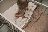 wieglaken + hoeslaken Koeka - Ruffle Faro warm white