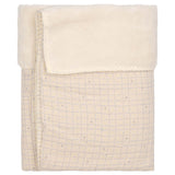 Wiegdekentje Koeka - Teddy Lind warm white 75x100cm