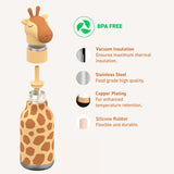 Drinkfles Asobu 460 ml - Bestie Giraffe